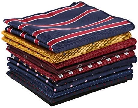 driew 11 Pcs Men Suit Pocket Square Handkerchiefs with Assorted Pattern...