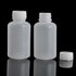 50Pcs 50ml PE Plastic Empty Small Mouth Graduated Lab Chemical Container Reagent Bottle Sample Sealing Liquid Medicine Bottles, Plastic Bottles, S...