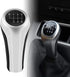 Qiilu Manual Gear Knob 6 Speed Shift Knob MT Gear Shifter Lever Stick for E30 E32 E36 E46 E39 E34 Z3 E90 E91 E92 X1 X3 X5...