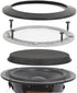 2 Pack 4 Inch Speaker Grill Cover Black SubWoofer Round Circle Mesh Woofer Grille Covers Guard Protector for Car Home Audio Speakers Theater (Invi...
