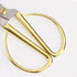 6" All Stainless Steel Sewing Scissors, Sharp Tailor Scissors for Embroidery, Sewing, Craft, DIY Art Work & Daily Use for Home Office School Gold...