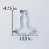 LILIAO Wedding Dress Cookie Cutter for Wedding/Engagement - 4 x 4.3 inches - Stainless Steel...