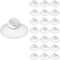 22 Pieces 0.8 inch Mini Clear Suction Cups for Glass, Without Hooks Without Holes, Plastic Sucker Pads for Festival Decoration Home Organization W...