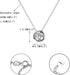 EVER FAITH Women's Sterling Silver Clear Cubic Zirconia Bezel Setting Daily Pendant Choker Necklace...