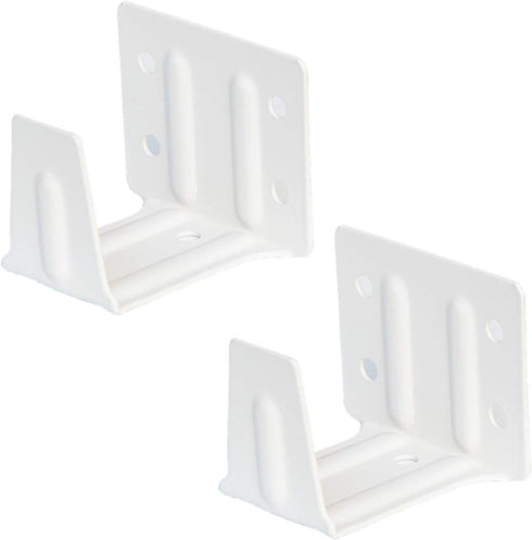 Cutelec Center Support Bracket 2 Pack White Color for 2" Low Profile Window Blinds Headrail Holder...