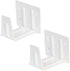 Cutelec Center Support Bracket 2 Pack White Color for 2" Low Profile Window Blinds Headrail Holder...
