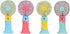 New Cartoon Fruit Handheld Fan USB Charging 2-speed Wind with base Portable Fan Summer Fan Gift fan (Dblue)...