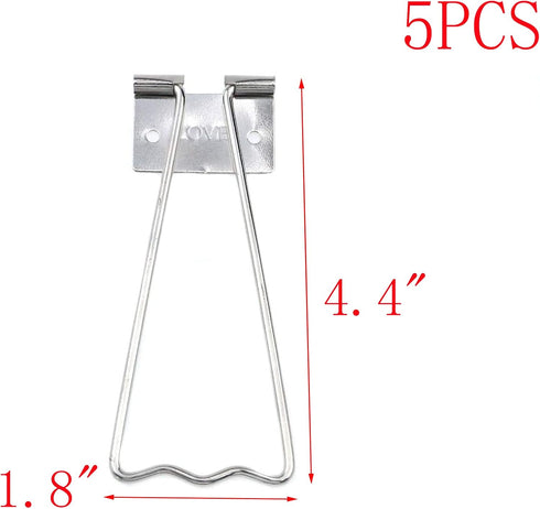 MY MIRONEY 5-Pack Easel Back with Screws for Picture Frames Art Silver Tone...