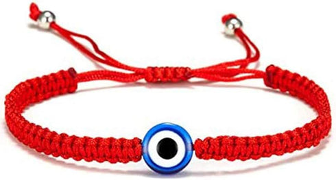 Handmade String Evil Eye Bracelet for Women Men Girls Boys Black Red Thread Adjustable Bracelets Minimalist Jewelry...