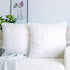 NordECO HOME Luxury Soft Faux Fur Fleece Cushion Cover Pillowcase Spring Decorative Throw Pillows Covers, No Pillow Insert, 18" x 18" Inch, White,...