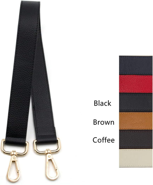 ESUPPORT Purse Straps Replacement Leather Handbags Shoulder Bag Wallet DIY 24.80 Inch Long (Black)...