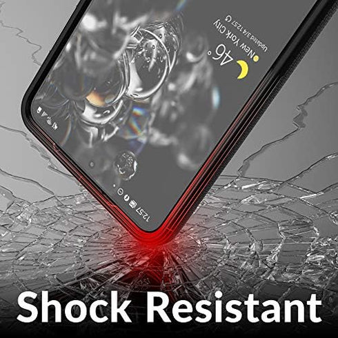 Crave Dual Guard for Galaxy S21 Case, Shockproof Protection Dual Layer Case for Samsung Galaxy S21, S21 5G (6.2 inch) - Black...
