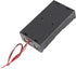 5pcs 18650 Battery Clip 2 Slots 7.4V Plastic 18650 Battery Storage Box Case with Black and Red Wire Leads for 18650 Battery with Connect Lead...