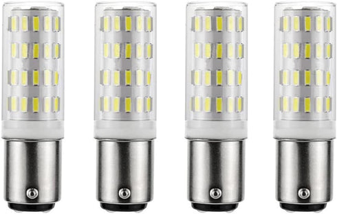 2X B15D 5W Ba15d LED Light Bulb AC/DC 12V Daylight White 6000K 35W Equivalent, Double Connect SBC Bayonet LED Replacement Lamp for Home Lighting…...