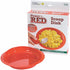Essential Medical Supply Power of Red Adaptive Scoop Dish with Suction Cup Bottom and Rimmed Side for Easier Eating - includes 2 Dishes - Designed...