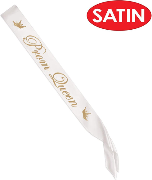 Beistle Prom Queen Satin Sash...