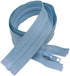 YaHoGa 2PCS #5 14 inch Separating Jacket Zippers for Sewing Coats Jacket Zipper Light Blue Molded Plastic Zippers Bulk (14" Light Blue)...