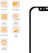 ARMOR Flexible Glass 2.5D Full Coverage Screen Protector for iPhone 11Pro Max/XS Max, 9H with HD......