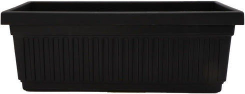 The HC Companies 18 Inch Venetian Rectangular Window Planter Box - Lightweight Plastic Indoor Outdoor Plant Pot with Drainage for Windowsill, Herb...