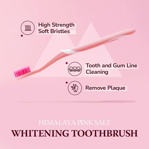 Whitening Toothbrush - Medium Toothbrushes for Adults, Plaque Remover for Teeth, 9Mils High Strength Soft Bristle Toothbrush, Oral Care for Teeth ...