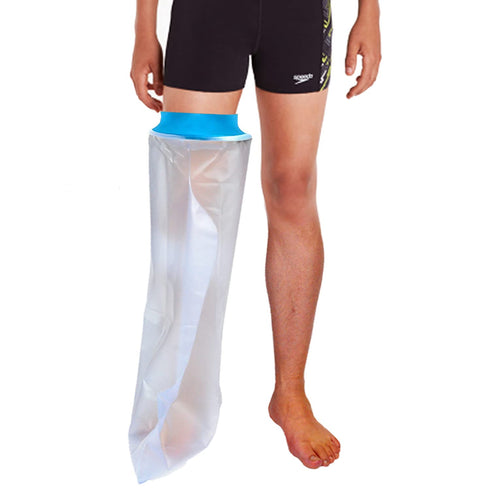 Asunby Cast Covers for Shower Leg Adult Waterproof full Leg Protector Shower Bandage Wound Showering for Broken Leg Knee Foot Ankle Wound Burns Ca...