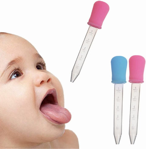5ml Liquid Droppers Clear Medicine Silicone and Plastic Pipettes Eye Dropper with Bulb Tip for Kids Candy Molds (8 Pack)...