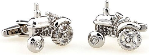 Tractor Pair Cufflinks in a Presentation Gift Box & Polishing Cloth...