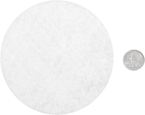 Playfully Ever After 5 Inch White 15pc Stiff Felt Circles...