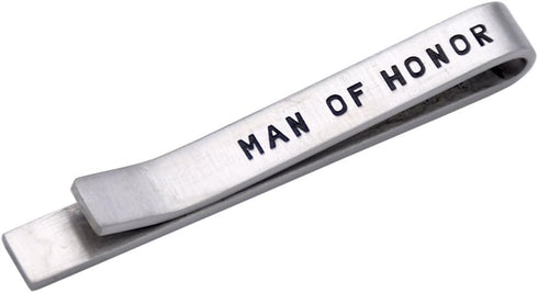 O.RIYA Stainless Steel Tie Clips Man Of Honor...