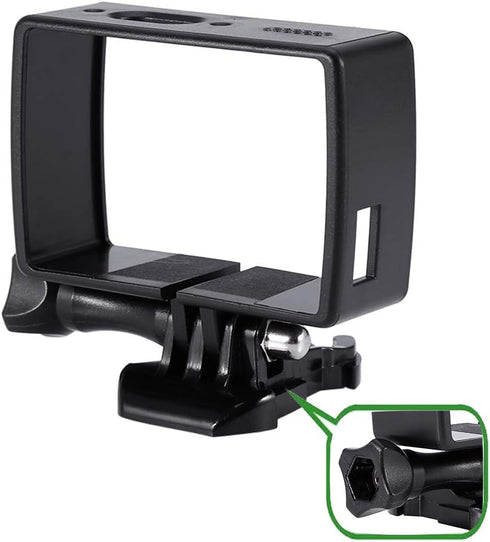 Acouto Black Portable Electronic Device Mount for Xiaomi YI 4K / 2 Sports Action Camera...