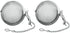 3 Inch Stainless Steel Tea Ball Infuser, Silver - Loose Leaf Tea Steeper and Spice Infuser - Perfect for Tea, Herbs, Spices, Cooking - 2 PCS...