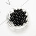 95pcs(2 Strand/Set) 8mm Genuine Black Tourmaline Healing Crystal Beads with Energy Power, Smooth Round Stone Beads for Jewlery Bracelets Making DI...