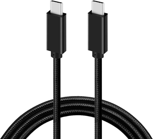 BoxWave Cable Compatible with ASUS ZenScreen Go MB16AP - DirectSync PD Cable (3ft) - USB-C to USB-C (100W), Type C Braided 3ft Charge and Sync Cab...