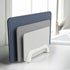 carrotez Plastic Cutting Board Holder, 3-Compartment Storage Organizer, 0.6 Inch Slots, White...