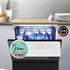 Dishwasher Magnet,Clean Dirty Sign Indicator- Double Sided Magnet with Magnetic Plate, Kitchen Dish Washer Refrigerator Reversible Indicator Flowe...