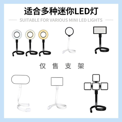 Sports Camera Holder Flexible Arm Stand with 1/4 Threaded Non-Screw Gooseneck Mount Stander for Gopro Action Cameras DSLR Monitor Stroller Handleb...