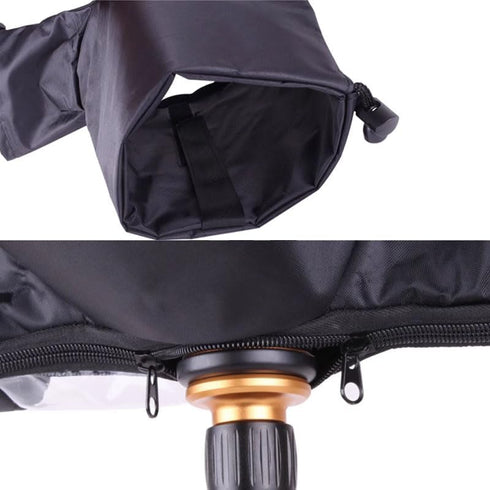HuaerHui Camera Rain Cover for Canon Nikon Sony Fujifilm DSLR Mirrorless Cameras, Lens Sleeve with See Through Window, W-ZJ054, Medium, Black...