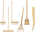 6pcs Mini Zen Garden Rake Tool,DIY Sand Zen Garden Tools for Office,Tasteful and Elegant Zen Garden Tools,Meditation Rock Sand Garden Accessories(...