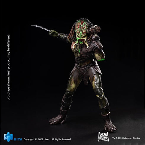 Hiya Toys Exquisite Mini Series 1/18 Scale 5 Inch Predators Battle Damage Berserker Predator Action Figure...