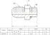 (2-PACK) 6400-08-08-O Hydraulic Hose Adapter Fitting 1/2" Male JIC 37° Flare (3/4"-16UNF) × 1/2" Male O-Ring Boss (3/4"-16UNF) SAE Straight Pipe J...
