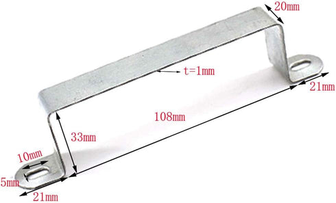 Fence Panel Security Brackets for Concrete or Wooden, Pack of 10, Posts Fits 4” x 4” Posts Strong Galvanised Steel Predrilled with 20 Screws...