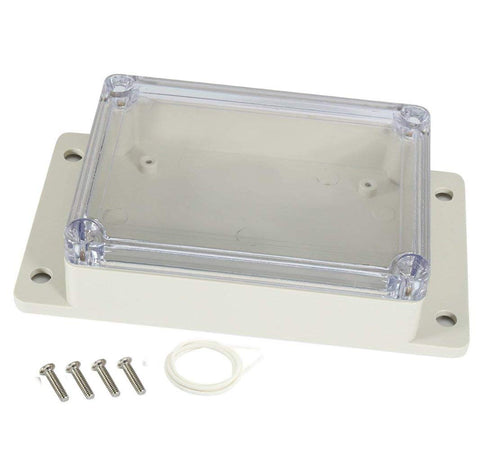 YXQ 115x85x35mm Clear Cover Junction Box Wall Hang IP65 Waterproof ABS Project Case Enclosure with Hole Cable Wire Connect Power (4.5 x 3.4 x 1.4 ...