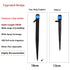 50 Pack Drip Irrigation Emitters Adjustable Irrigation Dripper 360 Degree Full Circle Pattern Water Flow Bubbler with Stake for 1/4 inch Irrigatio...