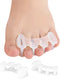 2 Pcs Toe Spacers for Feet Women Men Bunion Corrector Toe Separators to Correct Your Toes, Toe Spreaders Toe Straighteners for Feet Pain Relief, H...