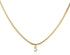 Dainty Initial Necklaces Gold Letter Chokers for Women,18k gold Chain Necklace Simple Cubic Zircon Minimalist Pendant Herringbone Women Choker Nec...
