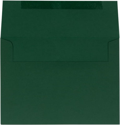 JAM PAPER A7 Premium Invitation Envelopes - 5 1/4 x 7 1/4 - Dark Green - 50/Pack...