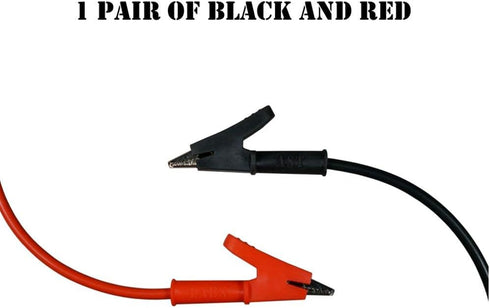AST Labs Test Lead SILICONE Alligator Clip Heavy Duty to Alligator Clip Heavy Duty (5 ft)...