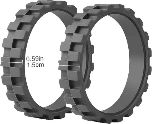 Tires for iRobot roomba Wheels Series 500, 600, 700, 800, 900 e5 e6 i7 Anti-slip, Great Adhesion and Easy Assembly. Replacement for all Roomba mod...
