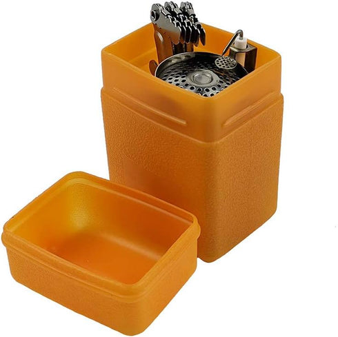 Peidesi Mini Gas Stove Outdoor Folding Tourist Burner Portable Furnace Picnic Cooking Split Stoves Cooker Gas Burner Camping Supplies for Propane ...