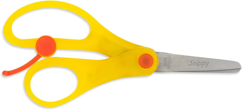 Hygloss-Armada Art Snippy Spring-Action Scissors - Spring Back Open as You Cut - Stainless Steel, Blunt Tip Blades - Easy Cutting for Children - K...